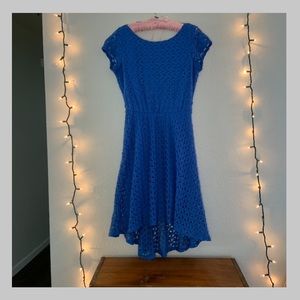 Luxology | Cap Sleeve Dress | Blue | S | Like New